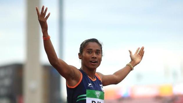 File photo of Hima Das.(Getty Images for IAAF)