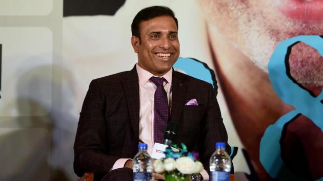 VVS Laxman during the book launch of his autobiography.(Satyabrata Tripathy/HT Photo) VVS Laxman during the book launch of his autobiography.(Satyabrata Tripathy/HT Photo)