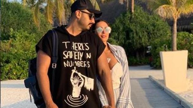 Malaika Arora and Arjun Kapoor accepted that they are dating a few months ago.(Instagram)