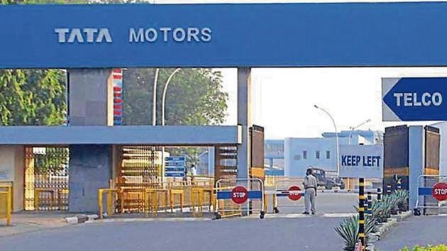 Tata Motors main entry gate wore a deserted look on Friday in Jamshedpur in the midst pf four-day block closure till Saturday and will remain shut on Sunday, being a holiday in Jamshedpur, India, August 2, 2019.((Photo by Manoj Kumar/ Hindustan Times))