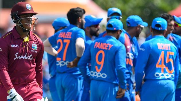 Follow all the highlights as India take on West Indies in the first T20I at Florida.(AFP)