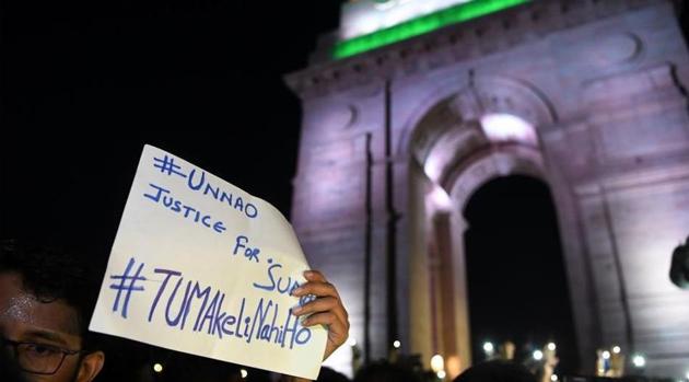 Uttar Pradesh Congress on Saturday launched a statewide signature campaign to mobilise support for justice to Unnao rape survivor (AFP) Uttar Pradesh Congress on Saturday launched a statewide signature campaign to mobilise support for justice to Unnao rape survivor (AFP)