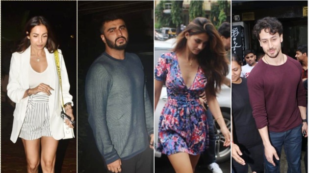 Malaika Arora, Arjun Kapoor, Disha Patani and Tiger Shroff clicked by the paparazzi.