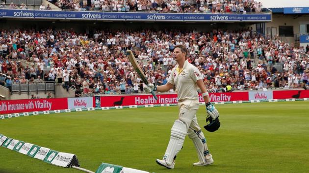 Australia's Steve Smith gestures as he leaves the field. (Action Images via Reuters) Australia's Steve Smith gestures as he leaves the field. (Action Images via Reuters)