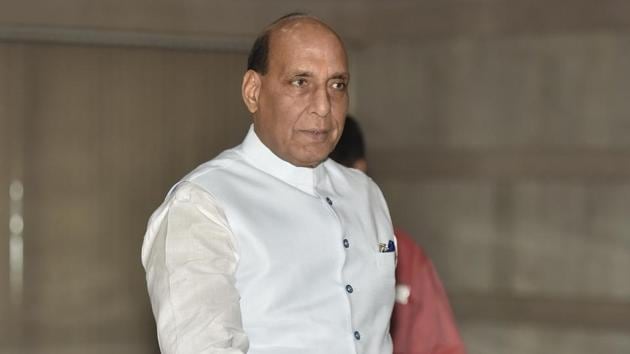 Defence Minister Rajnath Singh said India’s defence preparedness is primarily aimed at ensuring strategic balance and restraint.(Sonu Mehta/HT PHOTO) Defence Minister Rajnath Singh said India’s defence preparedness is primarily aimed at ensuring strategic balance and restraint.(Sonu Mehta/HT PHOTO)