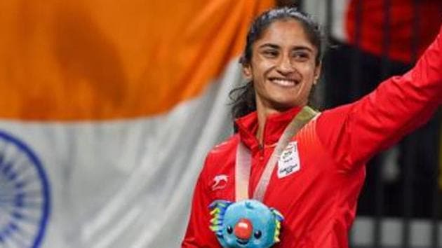 File photo of Vinesh Phogat.(PTI) File photo of Vinesh Phogat.(PTI)