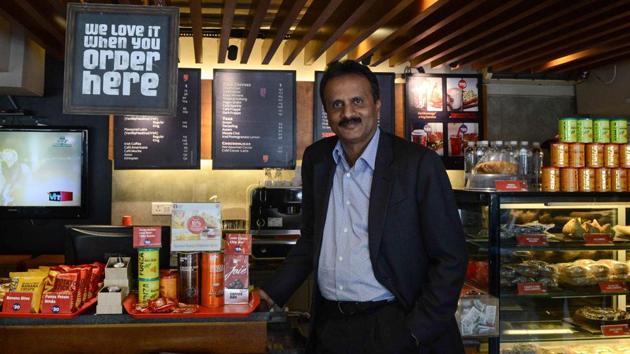 India’s coffee baron and founder of cafe Coffee day chains, V G Siddhartha’s body was found in Mangaluru’s Nethravathi river after he went missing two days prior to this on 29th July. (Sam Panthaky / AFP File) India’s coffee baron and founder of cafe Coffee day chains, V G Siddhartha’s body was found in Mangaluru’s Nethravathi river after he went missing two days prior to this on 29th July. (Sam Panthaky / AFP File)
