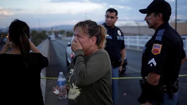 A woman reacts after a mass shooting at a Walmart in El Paso, Texas, U.S. August 3, 2019. REUTERS/Jose Luis Gonzalez(REUTERS)