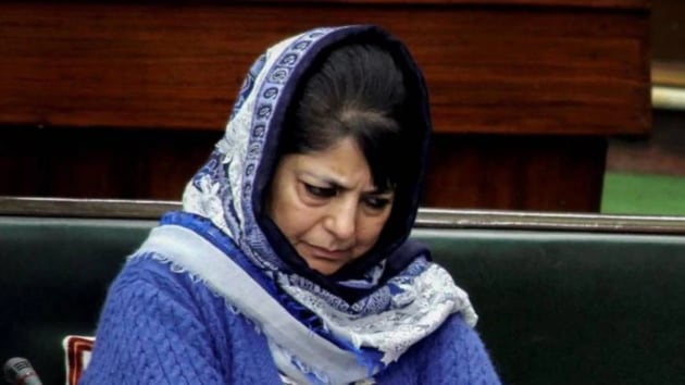 Former chief minister of jammu and Kashmir, Mehbooba Mufti.(PTI image)