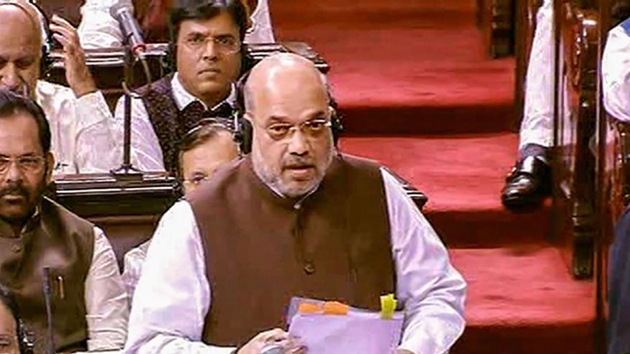 Home Minister Amit Shah said the Union Territories of Ladakh was a long pending demand of the people of the region. (PTI Photo) Home Minister Amit Shah said the Union Territories of Ladakh was a long pending demand of the people of the region. (PTI Photo)