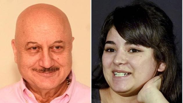 Actors Anupam Kher and Zaira Wasim represent opposite ends of the spectrum.