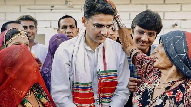 Rajasthan deputy CM Sachin Pilot during a visit to Kasela village in Rajasthan's Sanchor district, Monday, June 10, 2019. (PTI File Photo) Rajasthan deputy CM Sachin Pilot during a visit to Kasela village in Rajasthan's Sanchor district, Monday, June 10, 2019. (PTI File Photo)