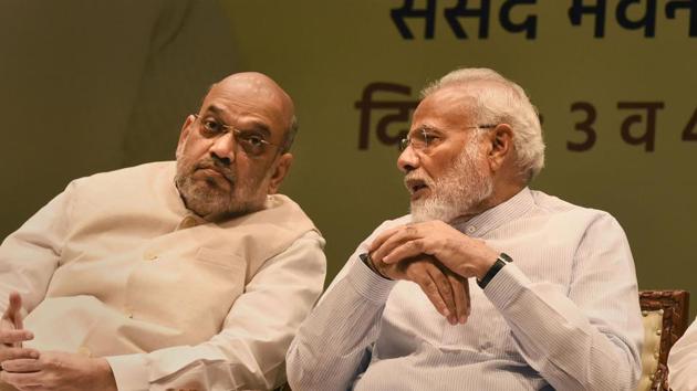 The Article 370 endgame that culminated in home minister Amit Shah’s historic statement in Parliament started playing out as recently as July(PTI Photo)