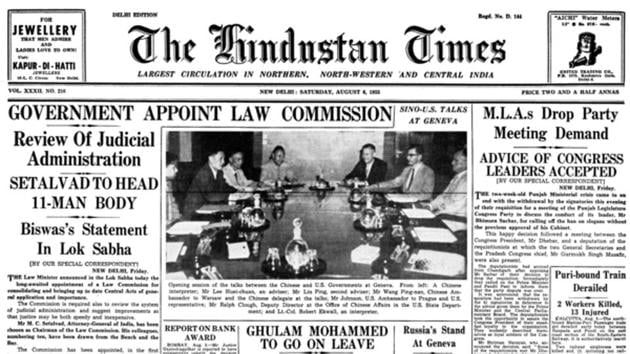 Government appoints Law Commission. (HT) Government appoints Law Commission. (HT)