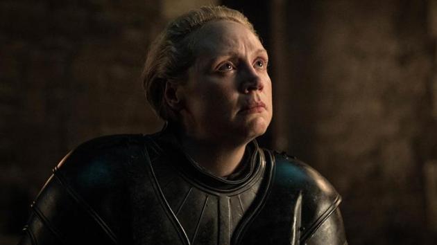 Gwendoline Christie in a still from Game of Thrones.