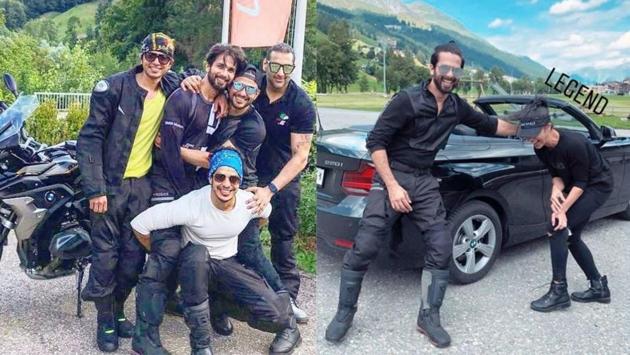 Shahid Kapoor is having a blast with Ishaan Khatter and Kunal Kemmu as they go biking across Europe.