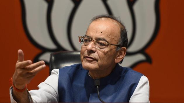 Former finance minister Arun Jaitley showered praise on PM Modi and Amit Shah for piloting the government’s huge Kashmir move on Tuesday. (Sonu Mehta/HT File PHOTO) Former finance minister Arun Jaitley showered praise on PM Modi and Amit Shah for piloting the government’s huge Kashmir move on Tuesday. (Sonu Mehta/HT File PHOTO)