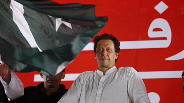 Pakistan’s Prime Minister Imran Khan.(AP PHOTO.)