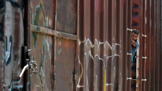 Just before joining his compatriots, a migrant hit out at US President Donald Trump and his Mexican counterpart Andres Manuel Lopez Obrador over the agreement that increased border patrols to stave off the threat of stiff new US trade tariffs against its southern neighbour. “What the presidents have done is stir up the hornet’s nest, so there is going to be damage, more deaths,” he said. (Alfredo Estrella / AFP) Just before joining his compatriots, a migrant hit out at US President Donald Trump and his Mexican counterpart Andres Manuel Lopez Obrador over the agreement that increased border patrols to stave off the threat of stiff new US trade tariffs against its southern neighbour. “What the presidents have done is stir up the hornet’s nest, so there is going to be damage, more deaths,” he said. (Alfredo Estrella / AFP)
