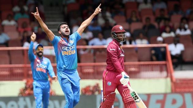 Deepak Chahar took three wickets for India. (twitter) Deepak Chahar took three wickets for India. (twitter)
