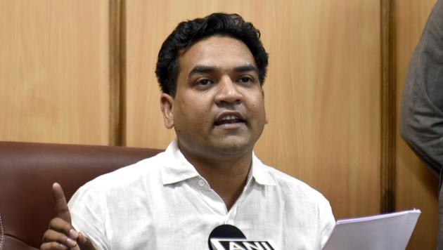Former AAP lawmaker Kapil Mishra(Sushil Kumar/HT File) Former AAP lawmaker Kapil Mishra(Sushil Kumar/HT File)
