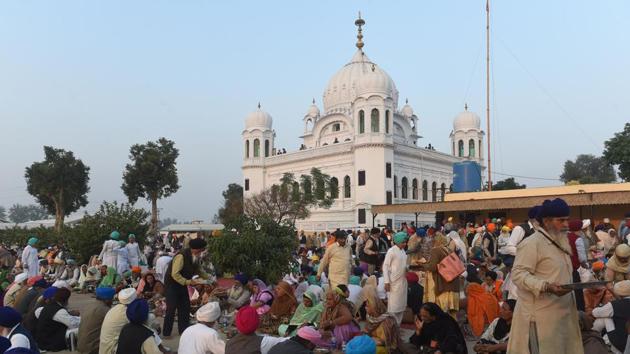Construction of the Kartarpur corridor, a joint project undertaken by India and Pakistan, was still underway on Tuesday despite tensions flaring anew between the two neighbours. (AFP Photo) Construction of the Kartarpur corridor, a joint project undertaken by India and Pakistan, was still underway on Tuesday despite tensions flaring anew between the two neighbours. (AFP Photo)