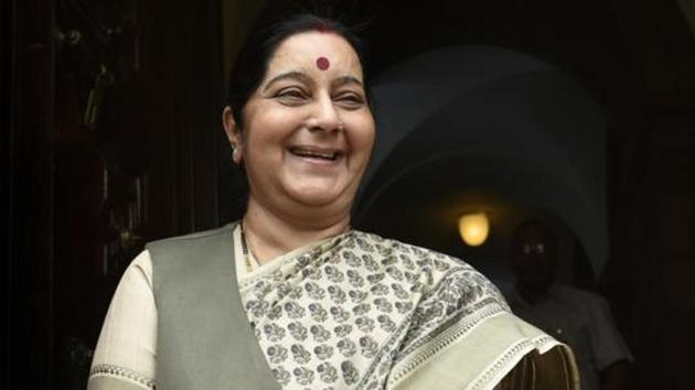 Sushma Swaraj(Sushil Kumar/HTFILE PHOTO)