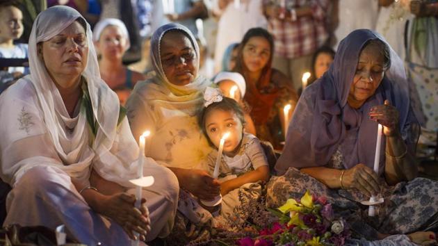 Several people and organisations in the US are demanding stricter gun control laws following the recent shootings in El Paso, Texas, Dayton, Ohio, and Gilroy, California, which left 34 dead. (HT PHOTO) Several people and organisations in the US are demanding stricter gun control laws following the recent shootings in El Paso, Texas, Dayton, Ohio, and Gilroy, California, which left 34 dead. (HT PHOTO)