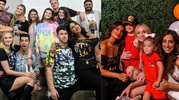 Priyanka Chopra, Sophie Turner’s favourite seats for a family pic are ...