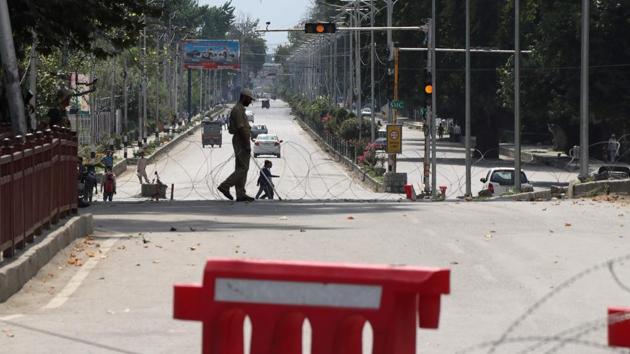 Kashmir has been on lockdown since Sunday and all communication services in the region have been blocked, including cellular network, landline, mobile internet, and broadband connectivity. (AFP) Kashmir has been on lockdown since Sunday and all communication services in the region have been blocked, including cellular network, landline, mobile internet, and broadband connectivity. (AFP)
