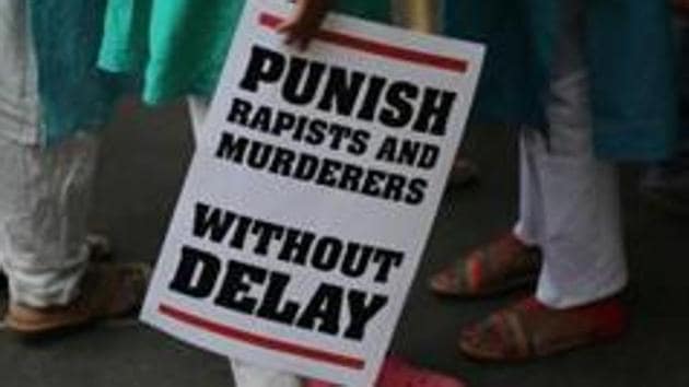 Mohammad Irfan, 29, who was convicted in a December 2016 gang-rape case on August 1, has also been charged with Section 376-E of the Indian Penal Code, which prescribes death penalty or life in prison for repeat rape offenders.(AP Photo) Mohammad Irfan, 29, who was convicted in a December 2016 gang-rape case on August 1, has also been charged with Section 376-E of the Indian Penal Code, which prescribes death penalty or life in prison for repeat rape offenders.(AP Photo)