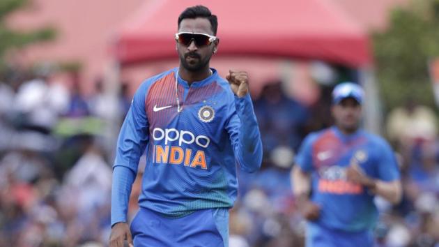 India's Krunal Panda was named man of the series. (AP) India's Krunal Panda was named man of the series. (AP)