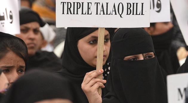 Parliament has recently passed Muslim Women (Protection of Rights on Marriage) Bill, 2019 that criminalises instant triple talaq. (HT PHOTO) Parliament has recently passed Muslim Women (Protection of Rights on Marriage) Bill, 2019 that criminalises instant triple talaq. (HT PHOTO)