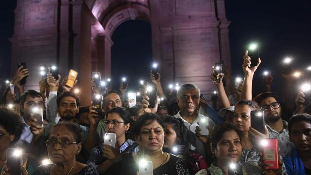 People rally in solidarity with the Unnao rape victim, New Delhi, July 29. The Unnao case is a chilling demonstration of what happens when women speak up(AFP) People rally in solidarity with the Unnao rape victim, New Delhi, July 29. The Unnao case is a chilling demonstration of what happens when women speak up(AFP)