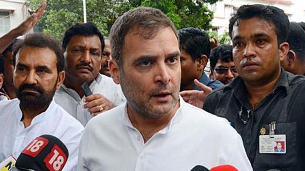 Congress leader and Wayanad MP Rahul Gandhi(ANI)