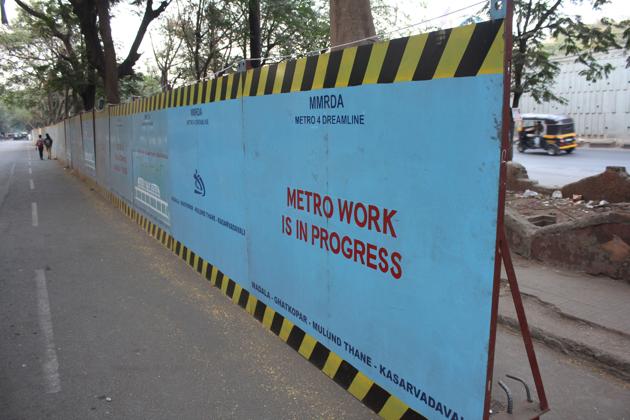 The state government has decided to convert more than 2.03 hectares of land, reserved as a no-development zone in Aarey Colony, for construction of Metro Bhavan and Metro Rail-allied users.(HT Photo)