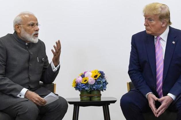Prime Minister Narendra Modi with US President Donald Trump(PTI FILE)