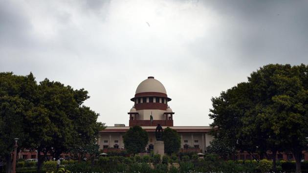 A view of Supreme court complex during the Ram janmbhumi case. The law suit filed by the deity in the Ayodhya case has also made the birth place of Lord Ram as co-petitioner and has sought claim over the entire 2.77 acre of disputed land at Ayodhya where the structure was razed on December 6, 1992. (Sonu Mehta/HT PHOTO) A view of Supreme court complex during the Ram janmbhumi case. The law suit filed by the deity in the Ayodhya case has also made the birth place of Lord Ram as co-petitioner and has sought claim over the entire 2.77 acre of disputed land at Ayodhya where the structure was razed on December 6, 1992. (Sonu Mehta/HT PHOTO)