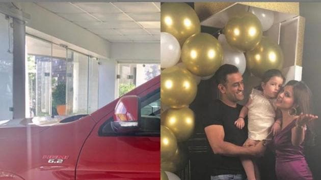 MS Dhoni has bought a new car. (Sakshi Dhoni/Instragram) MS Dhoni has bought a new car. (Sakshi Dhoni/Instragram)