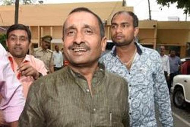 BJP MLA Kuldeep Singh Sengar was expelled by the BJP recently.(PTI)
