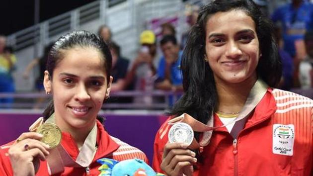 File photo of PV Sindhu and Saina Nehwal.(PTI) File photo of PV Sindhu and Saina Nehwal.(PTI)
