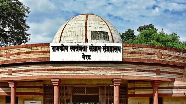 The Government Freedom Struggle Museum in Meerut lies in a state of utter neglect.(Sanjeev Verma/HT PHOTO)