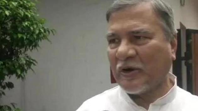Former Congress leader Bhubaneswar Kalita joined the BJP on Friday. (HT Photo) Former Congress leader Bhubaneswar Kalita joined the BJP on Friday. (HT Photo)