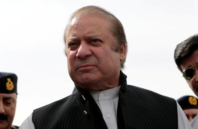 Former Pakistan PM Nawaz Sharif was convicted in one of the three corruption cases filed in the wake of the apex court’s July 2017 order in Panama Papers case.(Reuters Photo)