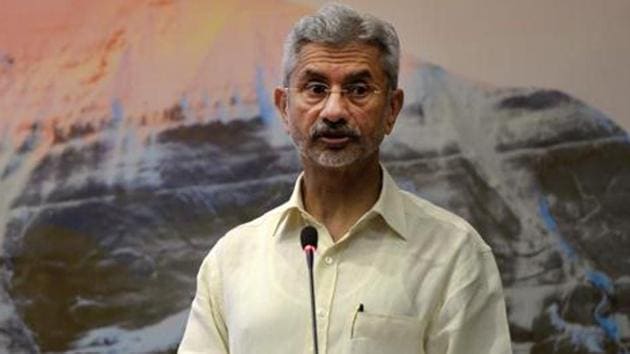 External affairs minister S Jaishankar is on a three-day visit to China to hold talks with the Chinese leadership. (Mohd Zakir/HT PHOTO) External affairs minister S Jaishankar is on a three-day visit to China to hold talks with the Chinese leadership. (Mohd Zakir/HT PHOTO)