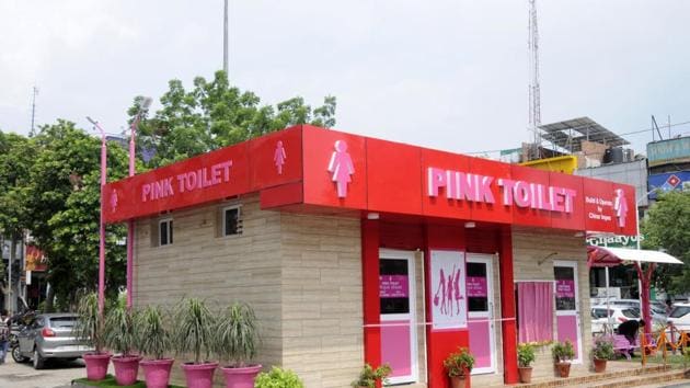 As many as 38 public toilets in Chandigarh will be provided sanitary napkin and condom machines as part of the Smart City Mission. (Photo by Sunil Ghosh / Hindustan Times/Representative Image)