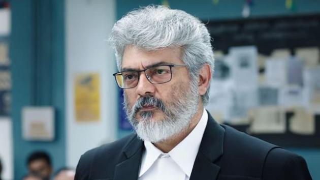 Nerkonda Paarvai: Ajith has played a lawyer for the first time in his career.(Instagram)