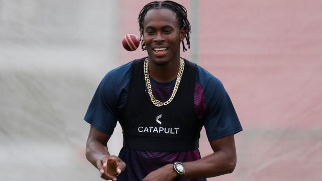 England's Jofra Archer during nets.(Action Images via Reuters)