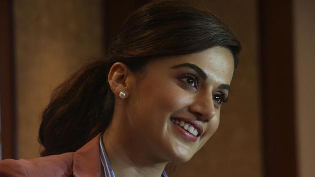 Taapsee Pannu during the NBT Utsav Awards 2019, Mumbai. (IANS) Taapsee Pannu during the NBT Utsav Awards 2019, Mumbai. (IANS)