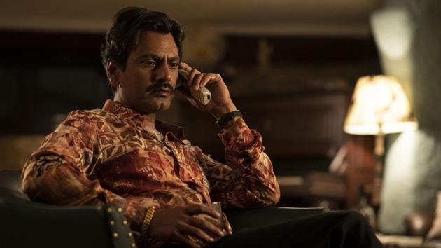 Nawazuddin Siddiqui in a still from the second season of Netflix’s Sacred Games.(Tejinder Singh Khamkh/Netflix)